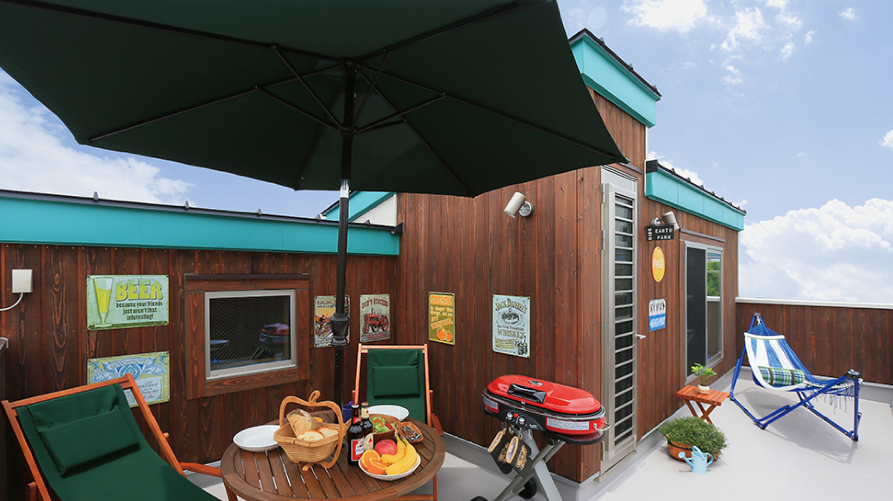 Earth Park 32 屋上ガーデンのある家